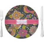 Birds & Butterflies 10" Glass Lunch / Dinner Plates - Single or Set (Personalized)