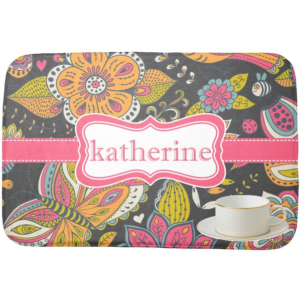 Birds & Butterflies Dish Drying Mat