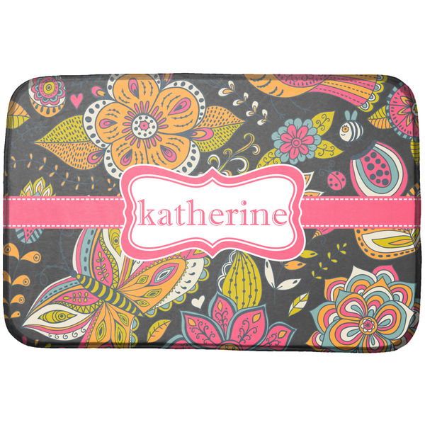 Custom Birds & Butterflies Dish Drying Mat (Personalized)