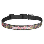 Birds & Butterflies Dog Collar (Personalized)
