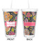 Birds & Butterflies Double Wall Tumbler with Straw - Approval