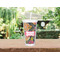 Birds & Butterflies Double Wall Tumbler with Straw Lifestyle