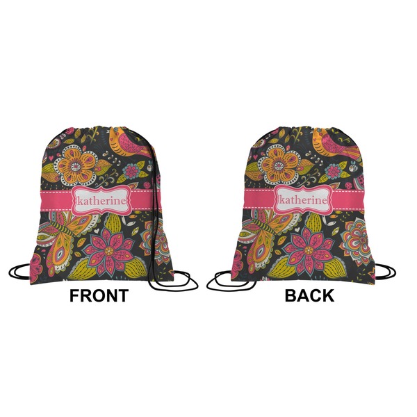 Birds & Butterflies Drawstring Backpack