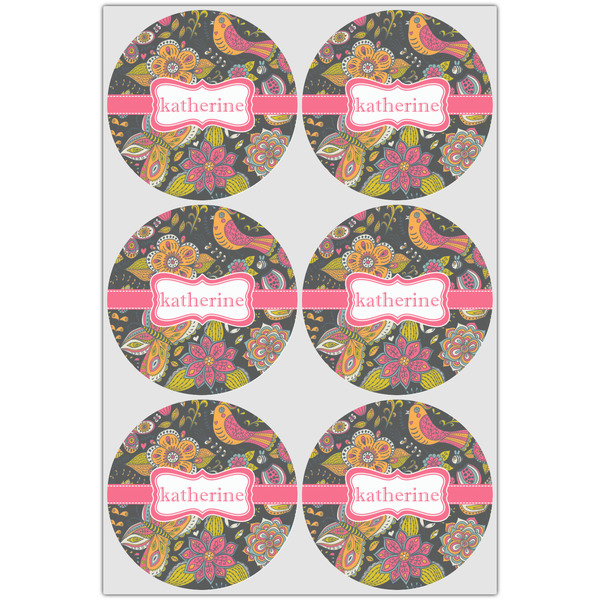 Birds & Butterflies Drink Topper - XLarge - Set of 6