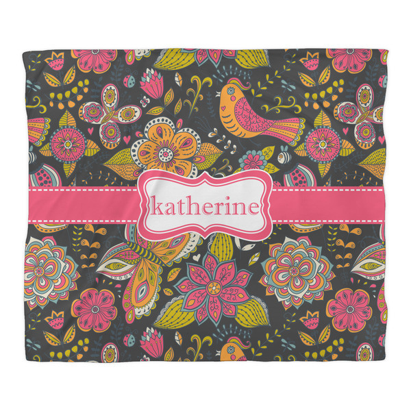 Birds & Butterflies Duvet Cover - King - Front