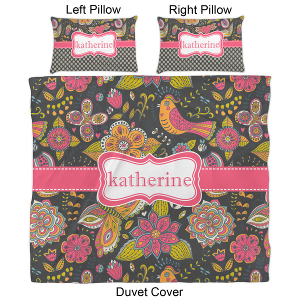 Birds & Butterflies Duvet Cover Set - King - Approval