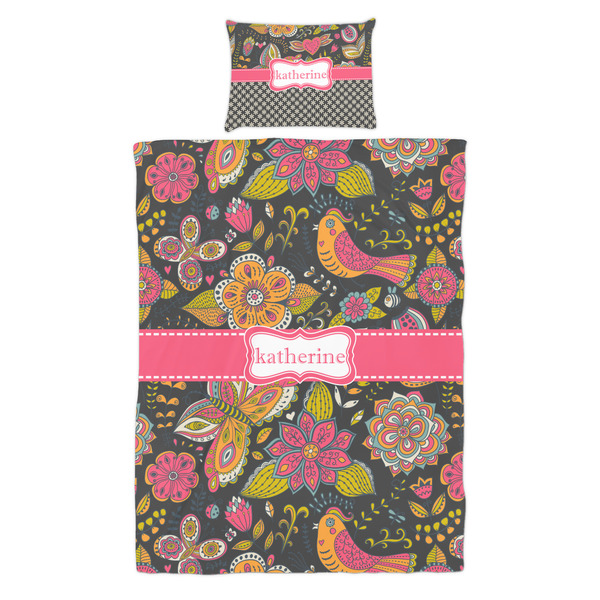 Birds & Butterflies Duvet Cover Set - Twin - Alt Approval