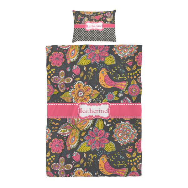 Birds & Butterflies Duvet Cover Set - Twin XL - Alt Approval