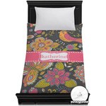 Birds & Butterflies Duvet Cover - Twin XL (Personalized)