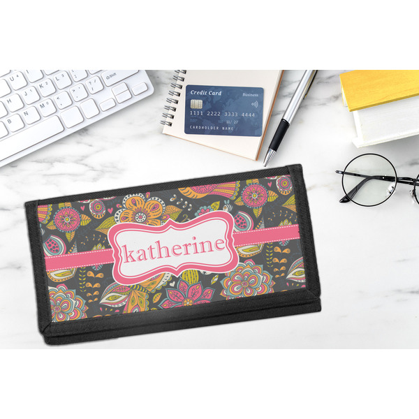 Birds & Butterflies DyeTrans Checkbook Cover - LIFESTYLE