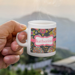 Birds & Butterflies Single Shot Espresso Cup - Single (Personalized)