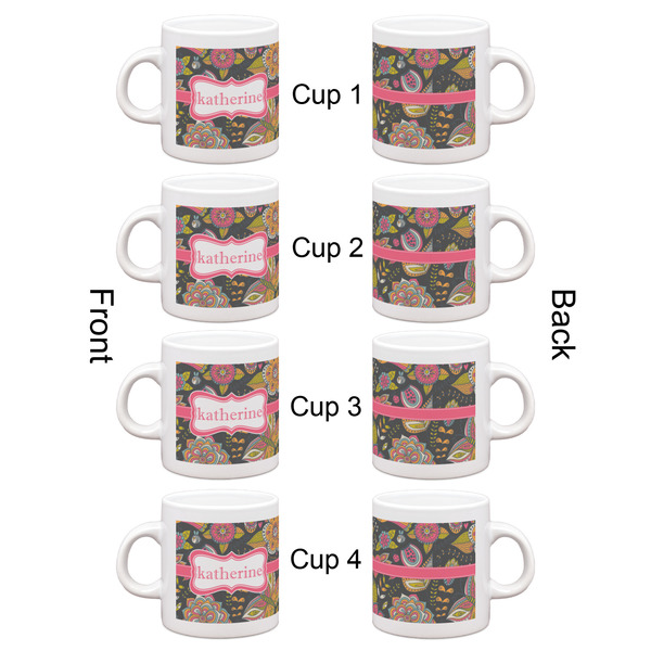 Birds & Butterflies Espresso Cup Set of 4 - Apvl