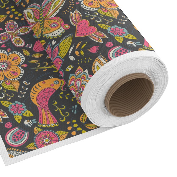 Custom Birds & Butterflies Fabric by the Yard - Spun Polyester Poplin