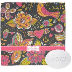 Birds & Butterflies Washcloth (Personalized)