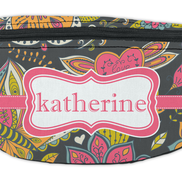 Birds & Butterflies Fanny Pack - Closeup