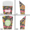 Birds & Butterflies French Fry Favor Box - Front & Back View