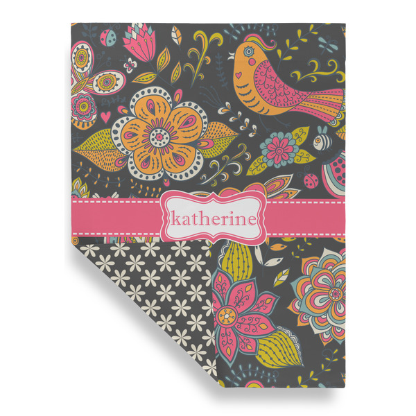 Birds & Butterflies Garden Flags - Large - Double Sided - FRONT FOLDED