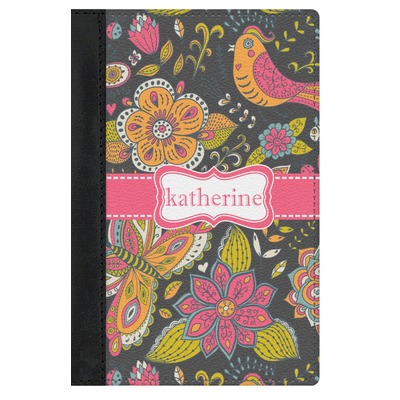 Birds & Butterflies Genuine Leather Passport Cover (Personalized)