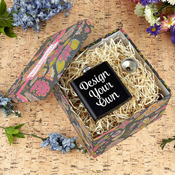 Birds & Butterflies Gift Boxes with Lid - Canvas Wrapped - Large - In Context