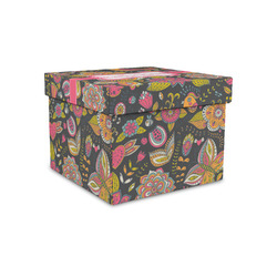 Birds & Butterflies Gift Box with Lid - Canvas Wrapped - Small (Personalized)