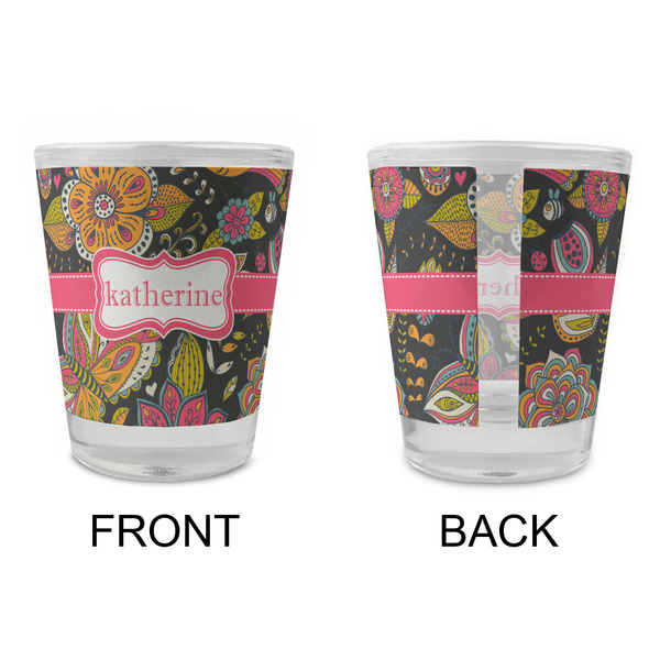 Birds & Butterflies Glass Shot Glass - Standard - APPROVAL