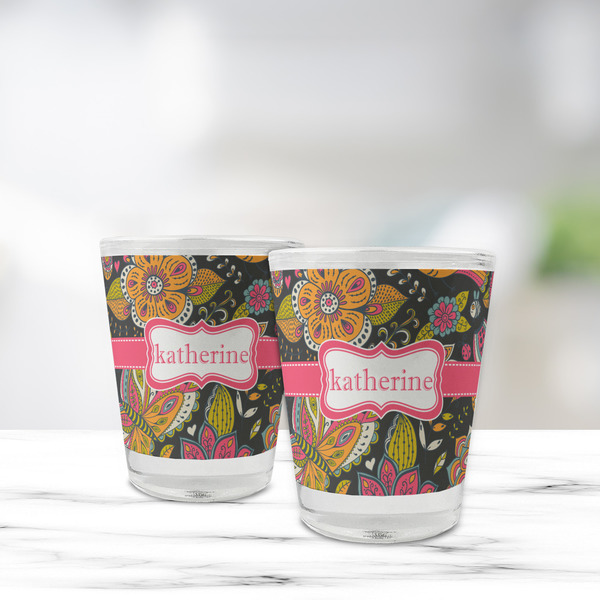 Birds & Butterflies Glass Shot Glass - Standard - LIFESTYLE