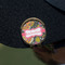 Birds & Butterflies Golf Ball Marker Hat Clip - Gold - On Hat
