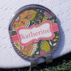 Birds & Butterflies Golf Ball Marker - Hat Clip