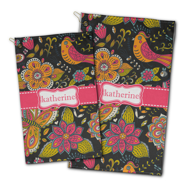 Birds & Butterflies Golf Towel - PARENT (small and large)