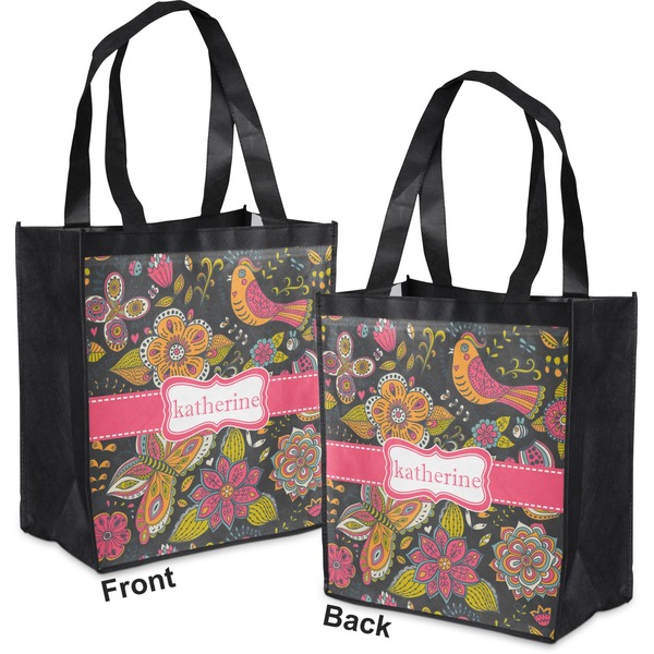 Birds & Butterflies Grocery Bag - Apvl