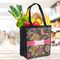 Birds & Butterflies Grocery Bag - LIFESTYLE