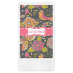 Birds & Butterflies Guest Paper Towels - Full Color (Personalized)