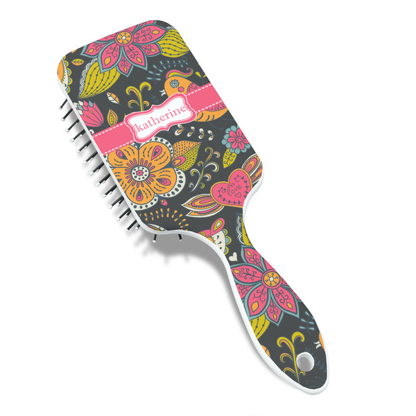 Birds & Butterflies Hair Brush - Angle View