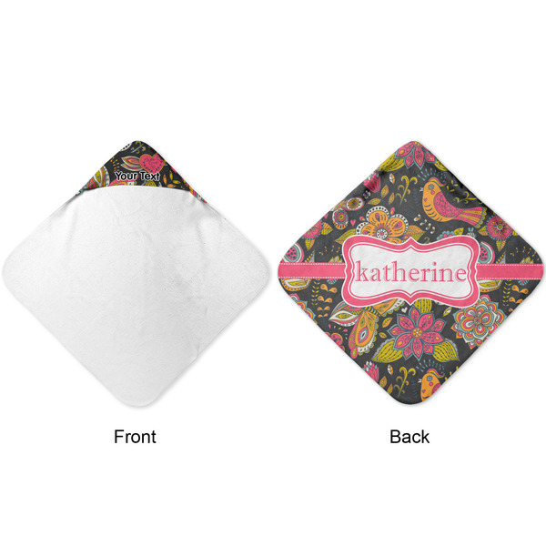 Birds & Butterflies Hooded Baby Towel- Approval