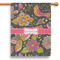 Birds & Butterflies 28" House Flag - Single Sided (Personalized)