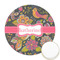 Birds & Butterflies Printed Cookie Topper - Round (Personalized)
