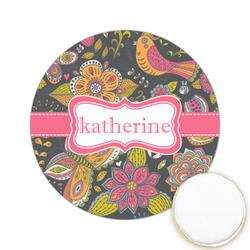Birds & Butterflies Printed Cookie Topper - 2.15" (Personalized)