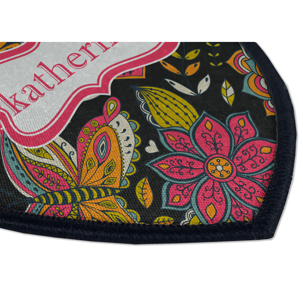 Birds & Butterflies Iron on Shield 3 Detail