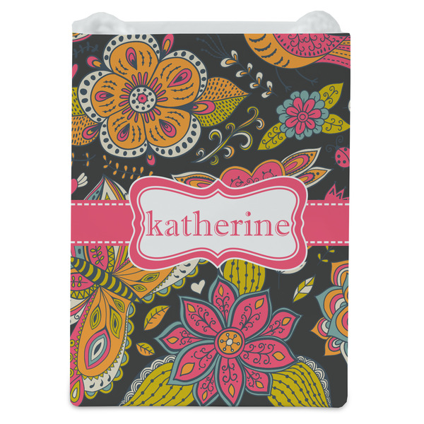 Birds & Butterflies Jewelry Gift Bag - Gloss - Front