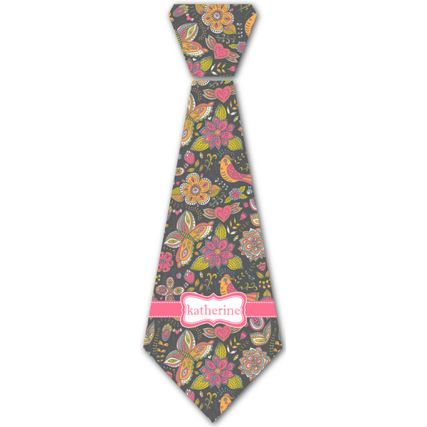 Custom Birds & Butterflies Iron On Tie - 4 Sizes w/ Name or Text