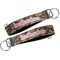 Birds & Butterflies Key-chain - Metal and Nylon - Front and Back