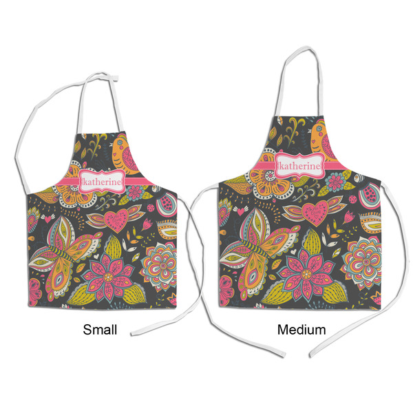 Birds & Butterflies Kid's Aprons - Comparison