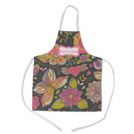Birds & Butterflies Kid's Apron w/ Name or Text