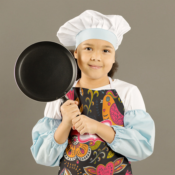 Birds & Butterflies Kid's Aprons - Medium - Lifestyle