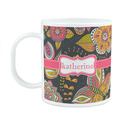 Birds & Butterflies Plastic Kids Mug (Personalized)