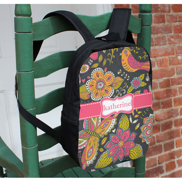 Birds & Butterflies Kids Backpack - In Context