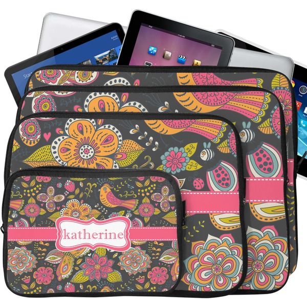 Birds & Butterflies Laptop Case Sizes