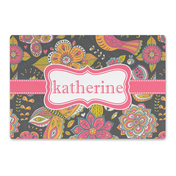 Custom Birds & Butterflies Large Rectangle Car Magnet (Personalized)