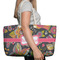 Birds & Butterflies Large Rope Tote Bag - In Context View