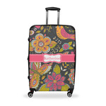 Birds & Butterflies Suitcase - 28" Large - Checked w/ Name or Text